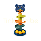 Colourful Dunk Shot Rotating Orbit ball track toy for children