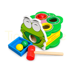 Leon Frog wooden knock ball hammering game