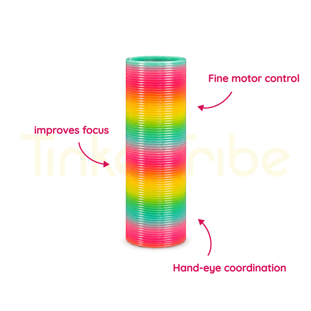 Rainbow Magic Spring supporting fine motor control focus and hand-eye coordination