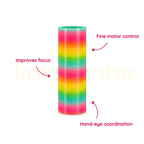 Rainbow Magic Spring supporting fine motor control focus and hand-eye coordination