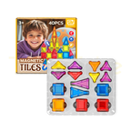 40-piece magnetic tiles STEM building set for children ages 3 and up