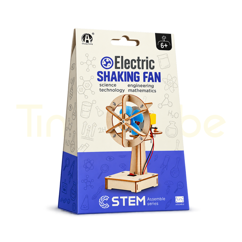 Electric Shaking Fan STEM assembly kit packaging