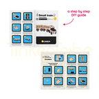 Illustrated assembly guide for the motorised wooden small train